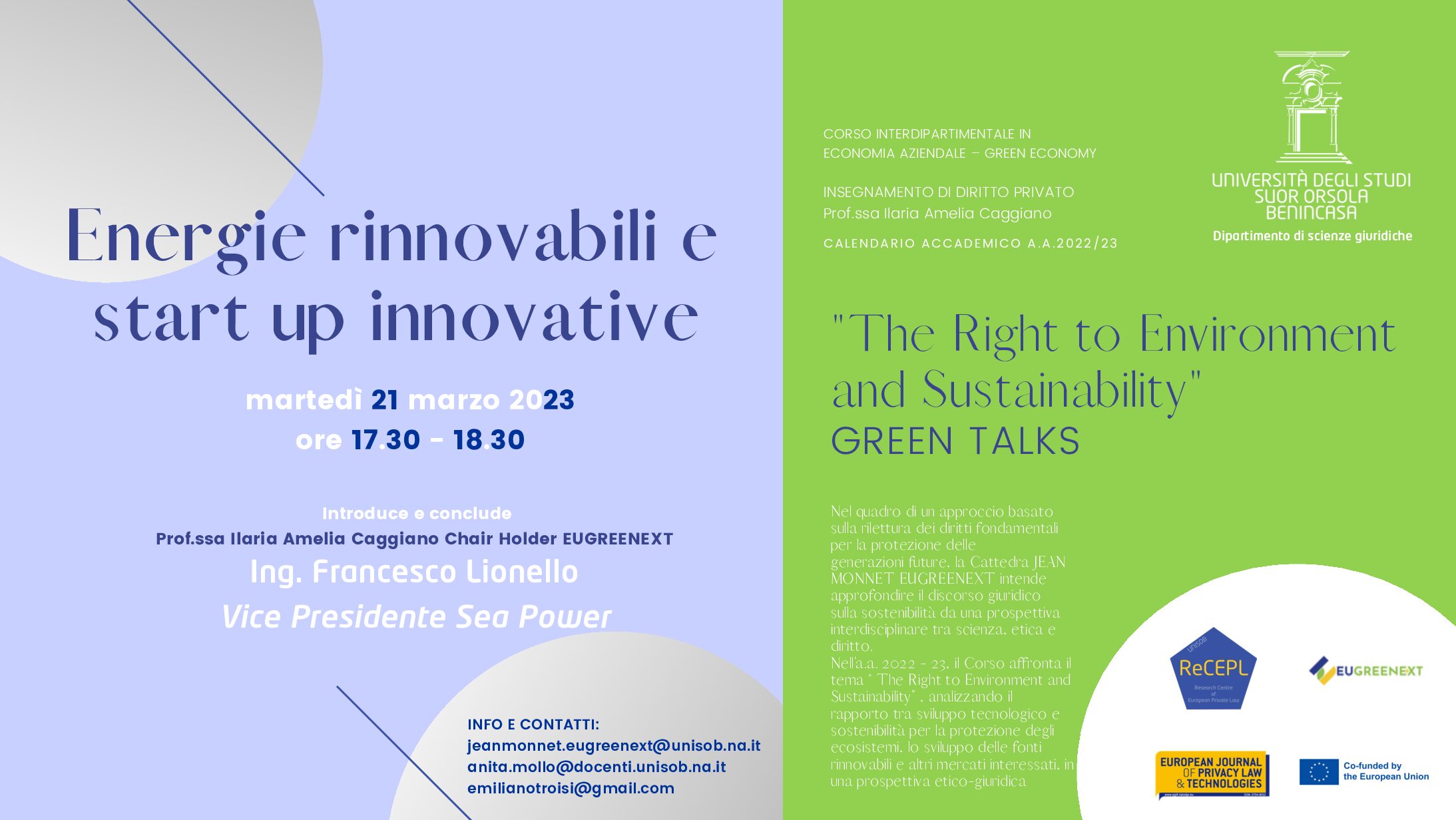 Energie rinnovabili e start up innovative